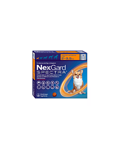 Nexguard Spectra XSmall (2-3,5kg) Single Orange