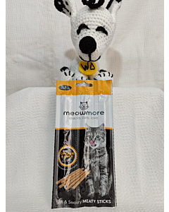 Treat Cat Chicken & Liver 15g Pk3 Meow More Singles