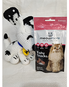 Treat Cat Salmon 35g Pk Meow More