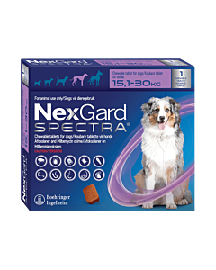 Nexguard Spectra Large (15,1-30kg) Single Purple