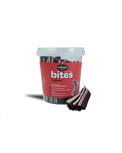 Bites Probono S/Moist Pork Rashers 500g Tub