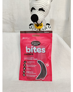 Treats Probono S/Moist Pork Rashers 120g Pouch